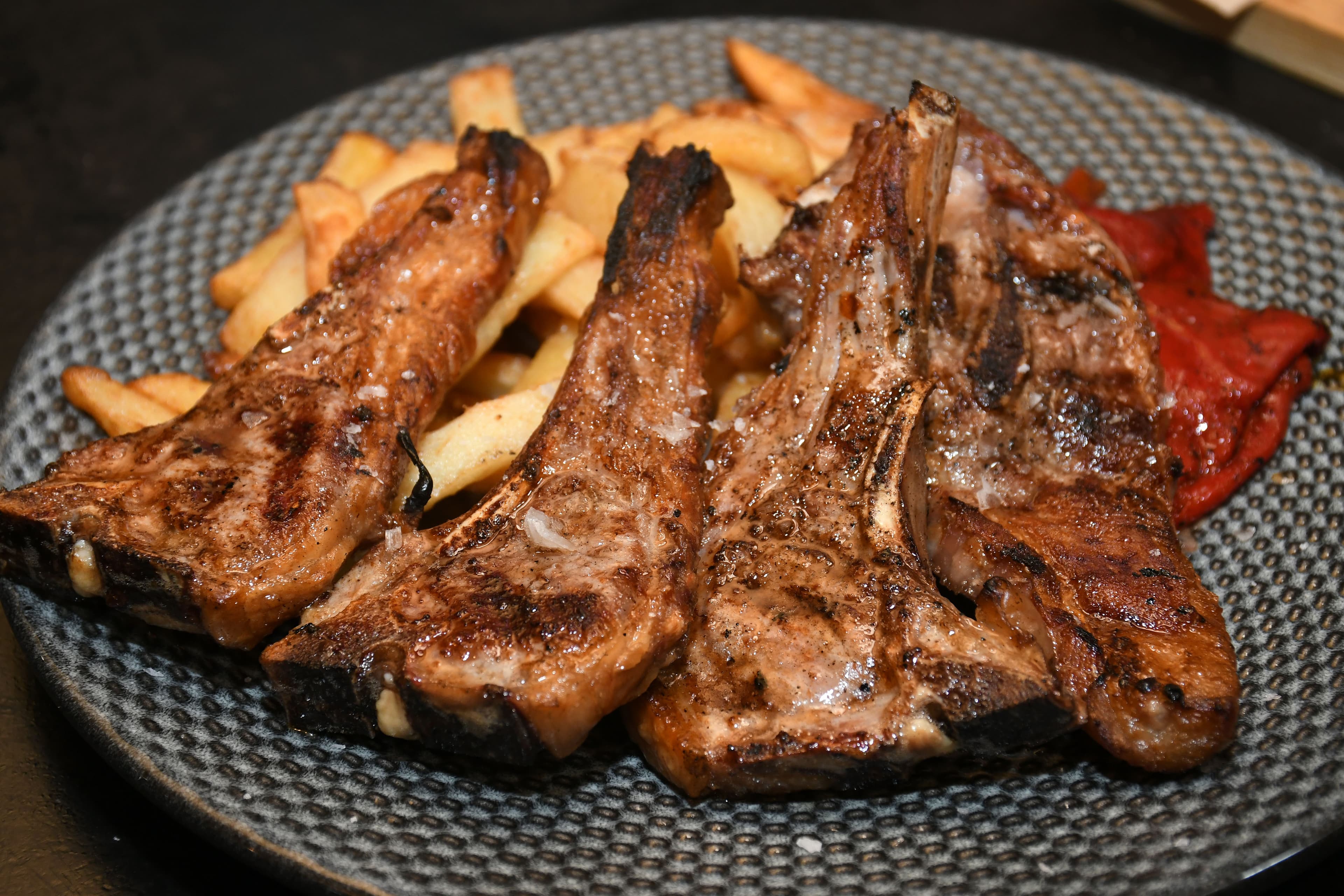 Costillas de Ternasco de Aragón a la brasa